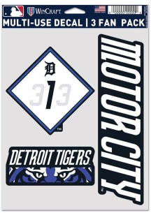 Detroit Tigers 2024 City Connect Auto Decal - Navy Blue