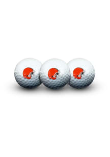 Cleveland Browns 3 Pack Golf Balls