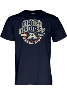 Akron Zips Navy Blue 2024 NCAA March Madness Bound Short Sleeve T Shirt