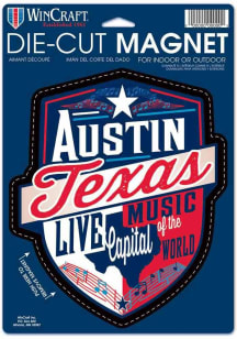 Austin Live Music 6.25 x 9 Magnet