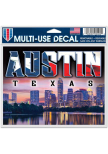 Austin Skyline Auto Decal - Blue