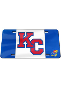 Kansas Jayhawks Acrylic Car Accessory License Plate