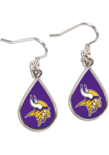 Minnesota Vikings Teardop Womens Earrings