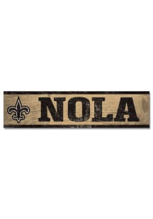 New Orleans Saints 1.5x6 Wood Magnet
