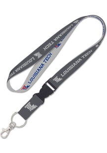 Louisiana Tech Bulldogs charcoal Lanyard