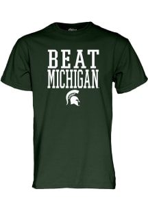 Michigan State Spartans Football Beat Michigan Short Sleeve T Shirt - Green