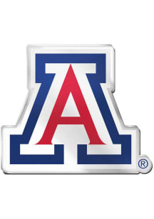 Arizona Wildcats Acrylic Car Emblem - Cardinal