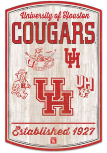 Houston Cougars 11x17 Vault Sign