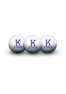 Purple K-State Wildcats 3 Pack Golf Balls