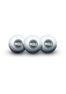 Green Michigan State Spartans 3 Pack Golf Balls