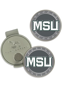 Green Michigan State Spartans Hat Clip and Ball Markers Golf Ball Marker