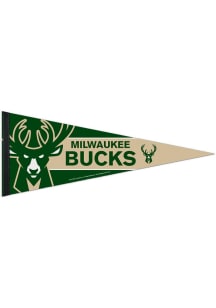 Milwaukee Bucks Team Logo Pennant - Green