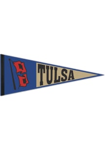 Gold Tulsa Golden Hurricane Team Logo Pennant