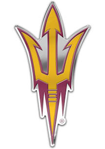 Arizona State Sun Devils Auto Badge Car Emblem - Maroon