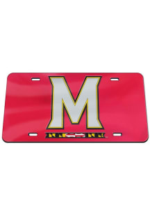 Maryland Terrapins Red  Acrylic License Plate