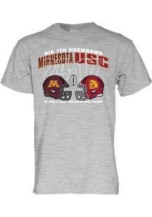 Minnesota Golden Gophers Already Gone Beat USC Score Short Sleeve T Shirt - Grey