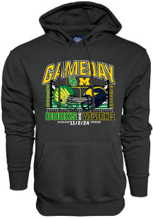 Mens Grey Michigan Wolverines Outrank Gameday Hooded Sweatshirt