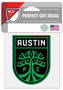 Austin FC 4x4 Color Auto Decal - Green