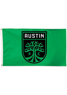Austin FC Basic Logo Green Silk Screen Grommet Flag