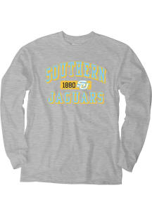 Southern University Jaguars Grey Triblend Long Sleeve T Shirt