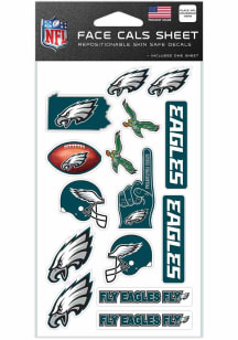 Philadelphia Eagles 4x7 Face Tattoo