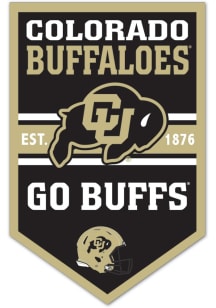 Colorado Buffaloes Wooden Chevron Banner Sign