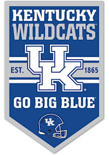 Kentucky Wildcats Wooden Chevron Banner Sign - Blue