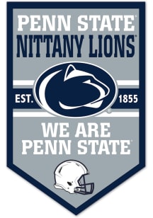 Blue Penn State Nittany Lions Wooden Chevron Banner Sign