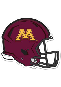 Maroon Minnesota Golden Gophers Wooden Helmet Sign