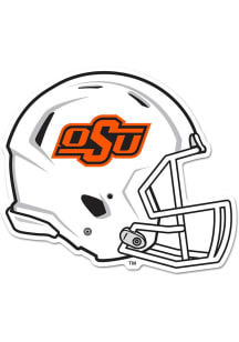 Oklahoma State Cowboys Wooden Helmet Sign - Orange