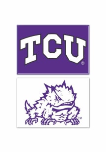 TCU Horned Frogs 2pk Rectangle Magnet