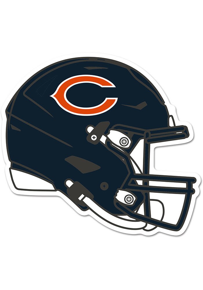 Chicago Bears NAVY Wooden Helmet Sign 57122986