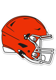 Cleveland Browns Wooden Helmet Sign - Orange