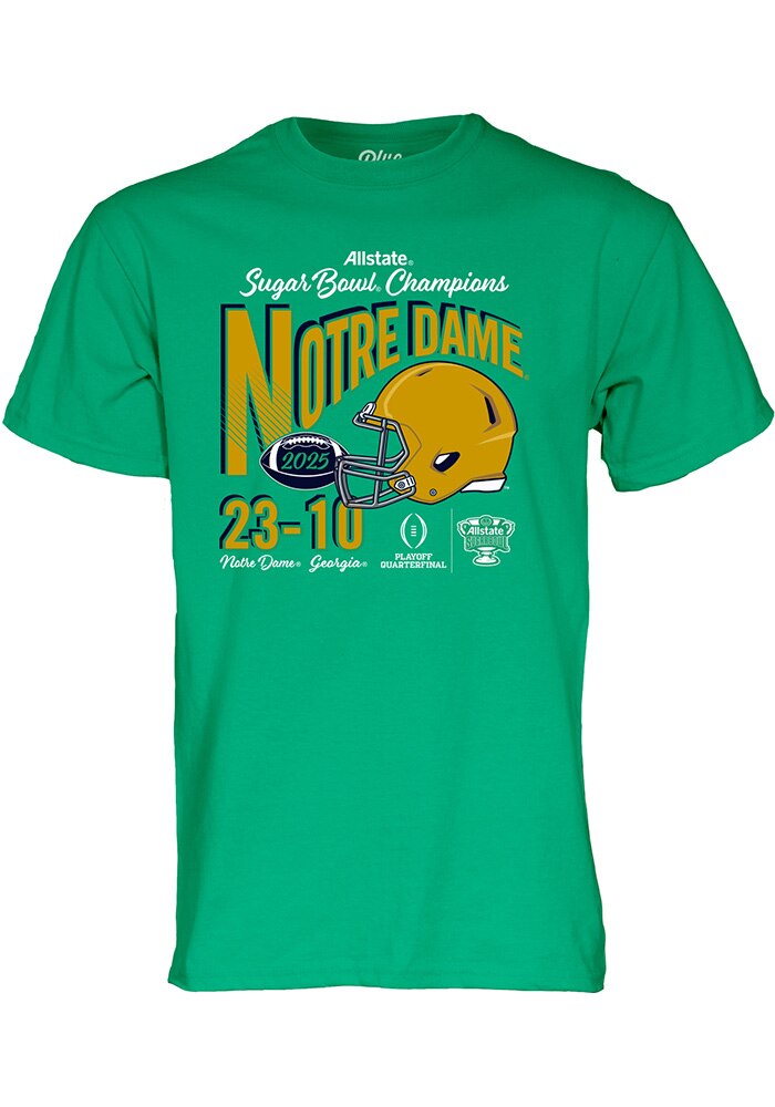 Notre Dame Fighting Irish KELLYGREEN 2025 Sugar Bowl Champions