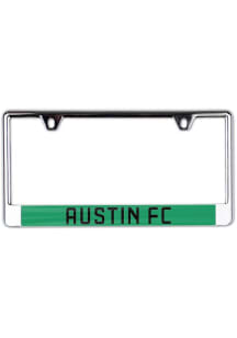 Austin FC Metallic Inlaid License Frame