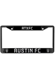 Austin FC Black and Silver License Plate Frame - Green