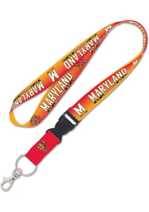 Red  Maryland Terrapins Faded Lanyard