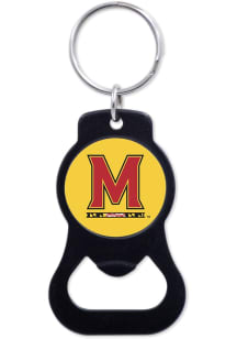 Black Maryland Terrapins Bottle Opener Keychain