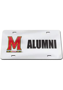 Maryland Terrapins Red  Specialty Acrylic Alumni Inlaid License Plate