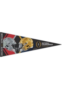 Black Ohio State Buckeyes 2025 CFP Championship Dueling Premium Pennant