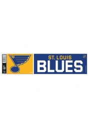 St Louis Blues 3x12 Bumper Sticker - Blue