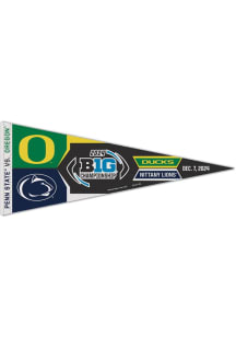Blue 2024 Big Ten Football Championship Dueling 12x30 Pennant