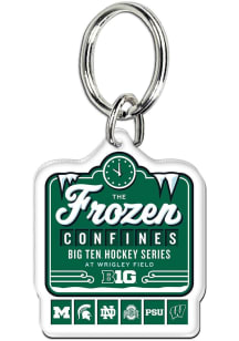 Green Big Ten 2025 Frozen Confines Keychain