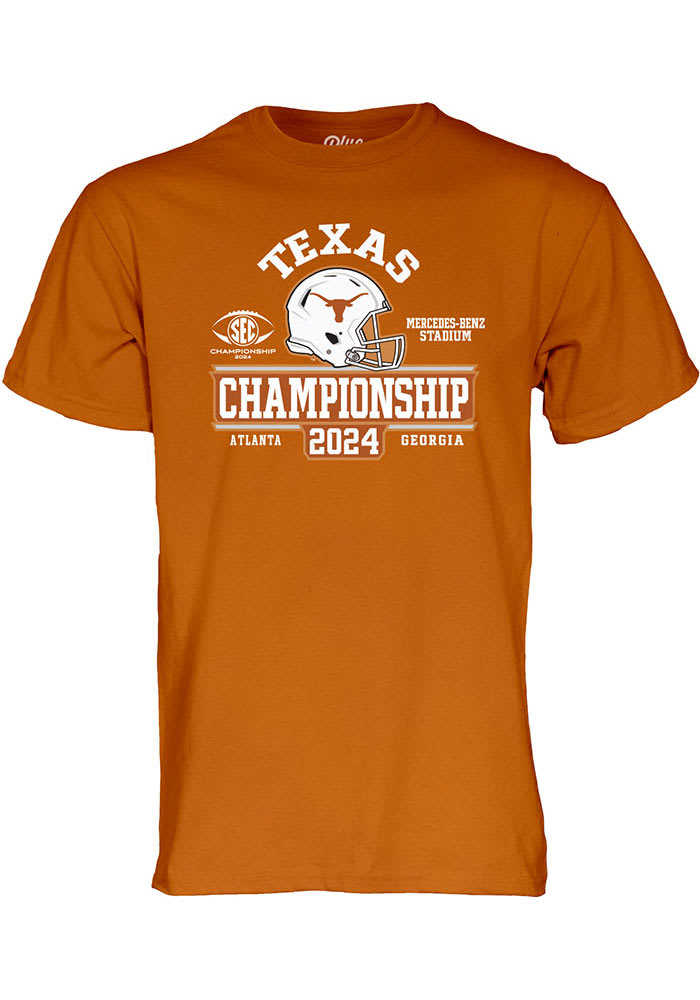 Blue 84 Texas Longhorns BURNTORANGE 2024 SEC Football Championship