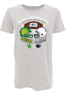 Big Ten Womens Grey 2024 Big Ten Football Championship Stadium Short Sleeve T-Shirt
