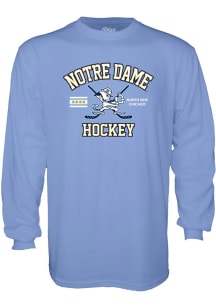 Mens Light Blue Notre Dame Fighting Irish Hockey Frozen Confines Tee