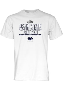 Penn State Nittany Lions 2024 Big Ten Football Championship Schedule Short Sleeve T Shirt - Whit..