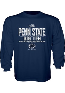 Penn State Nittany Lions Youth Navy Blue 2024 Big Ten Football Game Long Sleeve T-Shirt