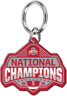 Red Ohio State Buckeyes 2024 National Champs Acrylic Keychain