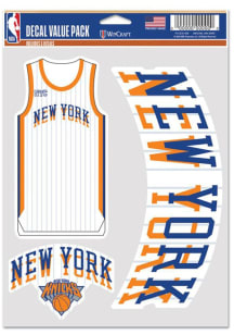 New York Knicks 2035 City Edition Fan Pack Decal Auto Decal - Blue
